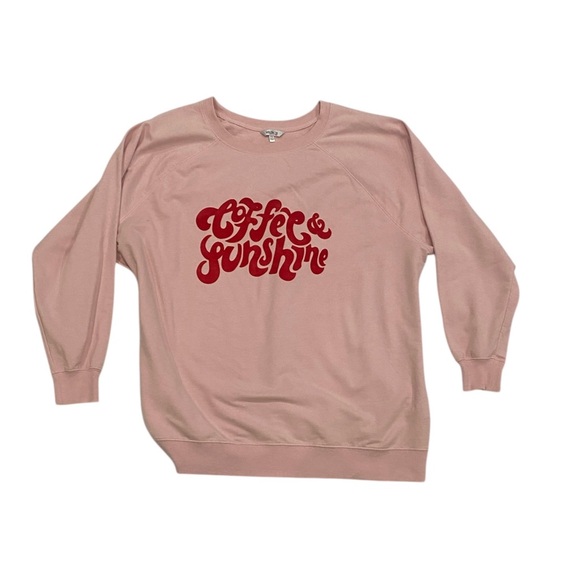 WILDFOX Blush Pink Oversized Sweatshirt - Picture 4 of 4